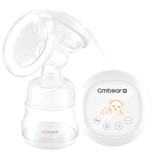 Cmbear Single Electric Milk Breast Pump With Milk Bottle Large Suction PP Infant USB Baby Breast Milk Extractor Breastfeeding 2024 - buy cheap