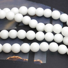 Hot 8mm White tridacna stone round loose beads 15inches 2 piece/lot women to handmade beads make jewelry gifts 2024 - buy cheap