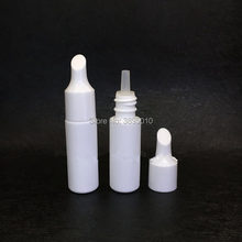 Recipiente cosmético 5ml 10ml, garrafas de loção de plástico branco ou garrafa de gel, garrafa pet f585 2024 - compre barato