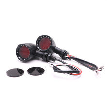 Red LED Bullet Turn Signal Indicators Light For Honda Kawasaki Suzuki Yamaha CB 2024 - buy cheap