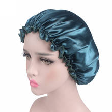 Beauty salon cap satin Sleep Night Cap Head Cover Bonnet Hat for For Curly Springy Hair  Women Men Unisex Cap 2024 - buy cheap