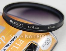 Filtro de lente com cor cinza gradual de 58mm godox 2024 - compre barato