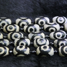 2strand eye Wholesale Mystical Necklace DIY Spherical Beads 15.5" Tibetan Dzi Beads Loose Gems Stone Beads Tibetan Gate Beads 2024 - buy cheap