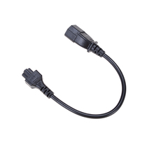 20cm IEC 320 C14 enchufe macho a C5 Cable adaptador hembra IEC 3 pines macho a C5 Micky, PDU UPS Cable convertidor de potencia 1 Uds 2024 - compra barato