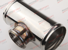 UNIVERSAL 2.5" TAIL 50MM BLOW OFF VALVE TURBO STAINLESS STEEL FLANGE PIPE TUBE 2024 - buy cheap