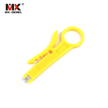 MX-DEMEL 1pcs Yellow Portable Wire Stripper Knife Crimper Pliers Crimping Tool Cable Stripping Wire Cutter Pocket Multi tools 2024 - buy cheap