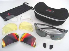 Guarder C6 Tactical Shooting Glasses w/4 Set Lens Gray 2024 - купить недорого