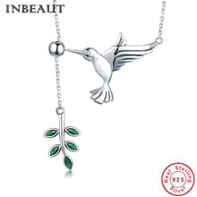 INBEAUT-collar de plata de primera ley con forma de pájaro volador para mujer, Gargantilla, plata esterlina 925, regalo para hija 2024 - compra barato