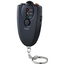 Professional Key Chain Alcohol Meter Analyzer Portable Keychain Red Light LED Flashlight Alcohol Breath Tester Breathalyzer 2024 - buy cheap