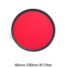 Filtro IR 46mm R59 590nm Infravermelho IR Optical Grade de Filtro para Lente Da Câmera 2024 - compre barato