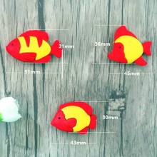 36pcs/lot NEW Kawaii Color Fish design Nontoxic eraser Students' gift prize Children Learning Toys office school supplies 2024 - buy cheap