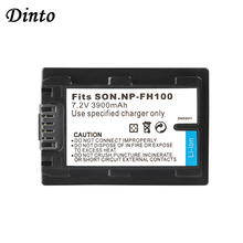 Dinto 1pc 3900mAh 7.2V NP-FH100 NPFH100 NP FH100 Camera Battery for Sony DCR SR42E SR46E SR12E FH70 FH60 FH50 FH40 FH30 2024 - buy cheap