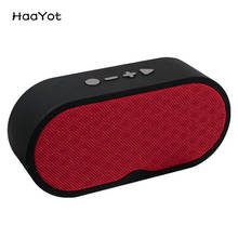 HAAYOT F3 Mini Protable Stereo Bluetooth Speaker Wireless Subwoofer Speaker Support TF Card USB play 2024 - buy cheap