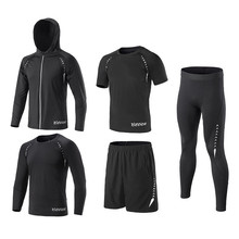 Men's Tracksuit Basketball GYM Fitness Sport Kit Clothing Shorts Tennis Shirts Leggings Jackets Suit Running Jogging Sportswear 2024 - buy cheap