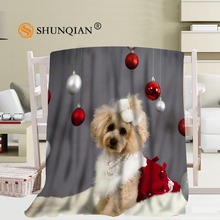 New Arrival Custom MerryChristmas Animals Blanket Sofa New Blanket Portable Soft Blanket Bed Plane Travel Adult Home Blanket 2024 - buy cheap