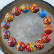 ! fashion DIY jewelry  10mm Multicolor Turkey Stone Beads Bracelet 7.5" 2piece/lot fashion jewelry   JT5708 2024 - buy cheap