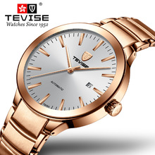 2019 Tevise Gold Automatic Watch Stainless Steel Men Watch Waterproof Date Men Mechanical Wristwatch Relogio Masculino 2024 - buy cheap