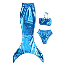 Summer Baby Kids Girls Little Mermaid Tail Bikini Swimwear Beach Bathing Suit Swimming Swimsuit 2024 - buy cheap
