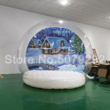 Globo inflable de nieve de tamaño humano para decoración navideña, bola de nieve personalizada, 2M/3M/4M, envío gratis 2024 - compra barato