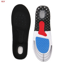 Klv 1 par eva látex pé palmilhas de silicone almofadas orthotic arco suporte sapato almofada 35-40 metros 2024 - compre barato