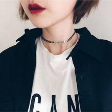 Leaf Link Chain Stainless Steel Collier Short Choker Necklace Women Statement Collar Scale Chunky Necklace Charm Collar femme 2024 - buy cheap