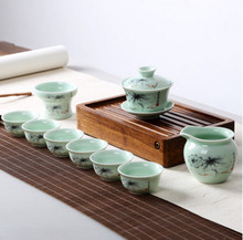 Chinese style Kung Fu tea tea set ceramic teapot teacup set porcelain tureen tea bowl 032 2024 - buy cheap