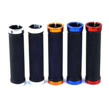 Alloy Cycling Bike Bicycle Handlebar Grips Rubber Lock-on Light Grip For Mountain Bike Folding Bike Fixed Design Bike Parts 2024 - buy cheap