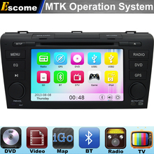 MTK3360 dvd-плеер для Mazda 3 2004 2005 2006 2007 2008 2009 с 800 мГц процессора Dual Core Bluetooth радио gps-навигация 2024 - купить недорого