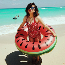 New Watermelon Inflatable Adult Kids Swimming Ring Inflatable Pool Float Circle for Adult Children 2024 - buy cheap