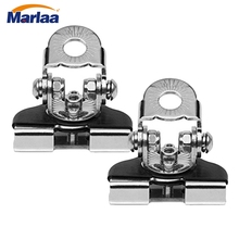 Marlaa 2pcs 304 Stainless Steel Pillar Hood Mount Bracket Clamp Holder for Offroad Light LED Work Lights Bar DRL 2024 - buy cheap