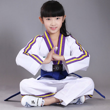 New Style Original Adult Children Cotton Soft Taekwondo Uniform Taekwondo Trainer Authentic Clothing 2024 - buy cheap