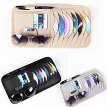 Car Styling CD Organizer Multifunction Car Organizer Sunglasses Clip Holder Pen Slot Storage Pouch for Card Ticket Car CD Holder 2024 - buy cheap