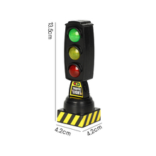 Singing traffic light toy traffic signal model road sign Suitable for BRIO train children track series toy accessories 2024 - buy cheap