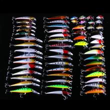 56PCS Fishing Lures Set Mixed Minnow Lot Lure Bait Crankbait Tackle Bass Fishing Wobblers Suitable For Different Kinds Of Fishes 2024 - buy cheap