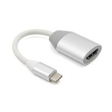 Кабель-адаптер Type C USB-C-HDMI для Samsung Galaxy S8/S9 Plus/Note 8/Macbook 2024 - купить недорого