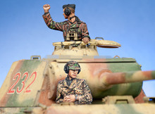 1/35 модельная фигурка из смолы наборы WW2 немецкий Panzer Commander набор в разобранном неокрашенном виде 2024 - купить недорого