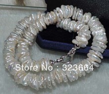 Hot Sell!  18" 6-16mm Reborn pearl necklace Free shipping 2024 - buy cheap