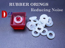 125pcs MX Cap Keyboard o ring 40A Switch Dampeners Cherry Rubber o-rings Transparent /Red /Blue Keycap O Ring Replace Part 2024 - buy cheap