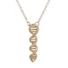 Jisensp New Arrival Science Jewelry DNA Necklace Biology Jewelry Molecule Necklace Accessories for Women Brand Jewelry Hot Sale 2024 - buy cheap