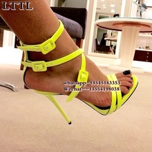 Sexy Peep Toe Platform Women sandals buckle Shoes High Heel Pumps Women Shoes High Heel Sandals Women Size 10 High Heels 2024 - buy cheap