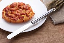 1PC de acero inoxidable pastel de Pizza cuchillo y servidor de la torta de boda cortador de Pizza cortador y el servidor para comedor y Bar KX 239 2024 - compra barato