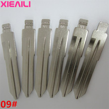 XIEAILI 50Pcs/lot 09# Metal Blank Uncut Flip KD Remote Key Blade For Mazda   S177 2024 - buy cheap