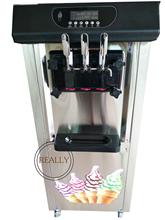 25L Italy Soft Serve Ice Cream Machine Vertical Stainless Steel 3 Flavor Yogurt Taylor Ice cream Maker 2024 - buy cheap