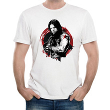 Winter Soldier Character And Emblem Graphic T-shirt  Summer Fashion Men T Shirt Funny Short Sleeve Casual Tees Love Tops 2024 - buy cheap