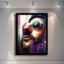 Abstract Colorful Face Canvas Paintings On The Wall Posters And Prints Movie Wall Art Canvas Prints Wall Graffiti Art Pictures 2024 - buy cheap