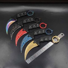 Claw Karambit Knife CS GO Stainless Steel Tactical Survival Training Knife Outdoor Camping Fixed Blade Knives EDC Multi Tools 2024 - buy cheap