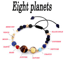 Solar System Eight Planetary Bracelets Natural Stone Bracelet jewelry Gifts Delicate beautiful accessories women bracelet A3 2024 - buy cheap