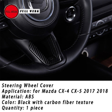 1PC ABS Car Inner Steering Wheel Cover Trim Decoration for Mazda CX-4 CX-5 2017 2018 Car Styling Interior Accessories 2024 - buy cheap