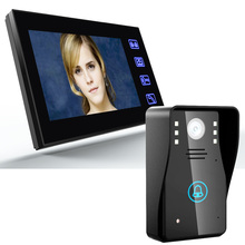 Видеодомофон TFT 7 дюймов, дверной звонок со стандартной фотокамерой, HD 1000, TV Line, ночное видение, камера CC TV 2024 - купить недорого