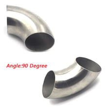 Hot Excellent 4 Stainless Steel 90 ° Bend 102mm Elbow Exhaust Pipe Rreplaces 2024 - buy cheap